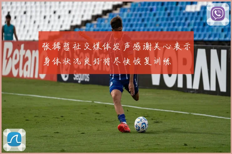 张稀哲社交媒体发声感谢关心表示身体状况良好将尽快恢复训练